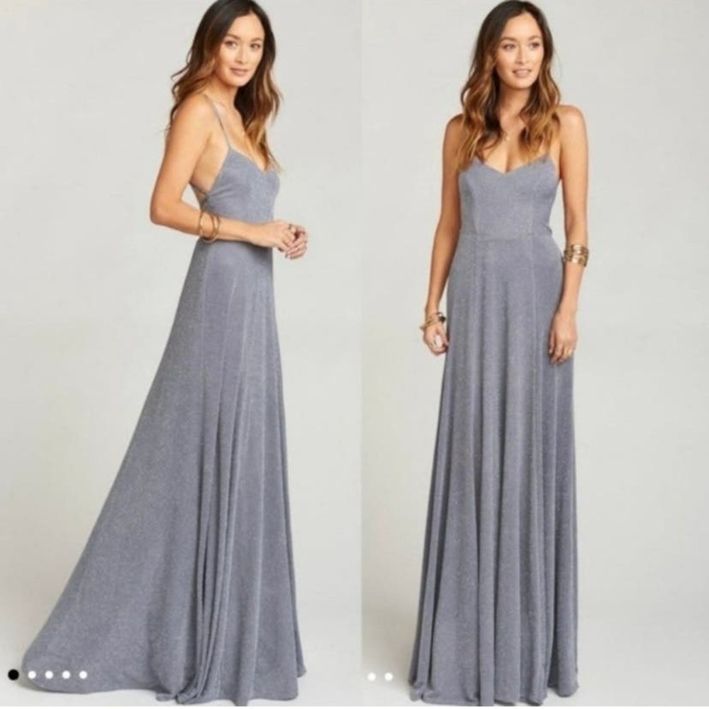 Show Me Your Mumu Godshaw‎ Goddess Gown Dancing Queen Shine Smoke  XXL NWT